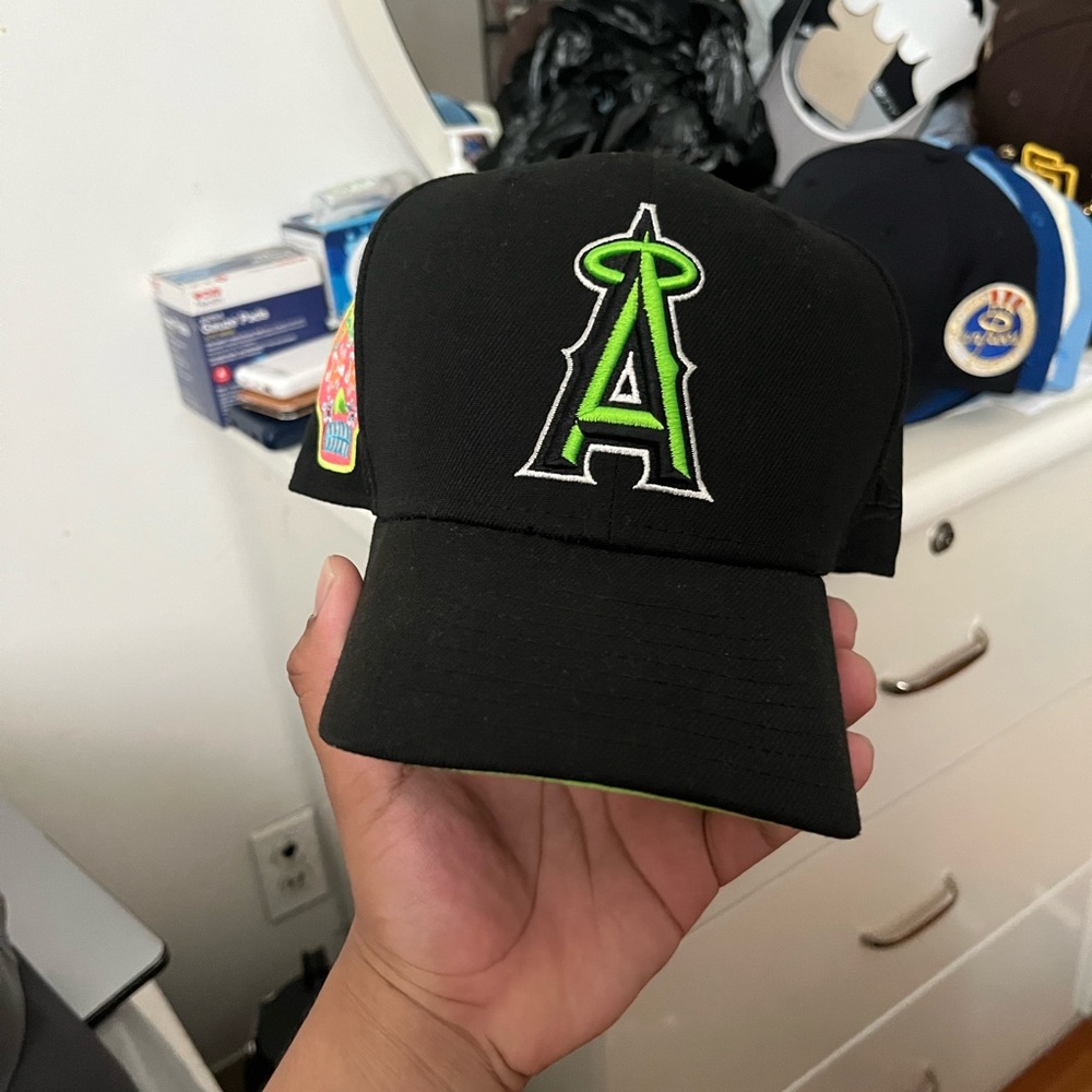 Anaheim Angels Fitted With Skull Patch - image 2